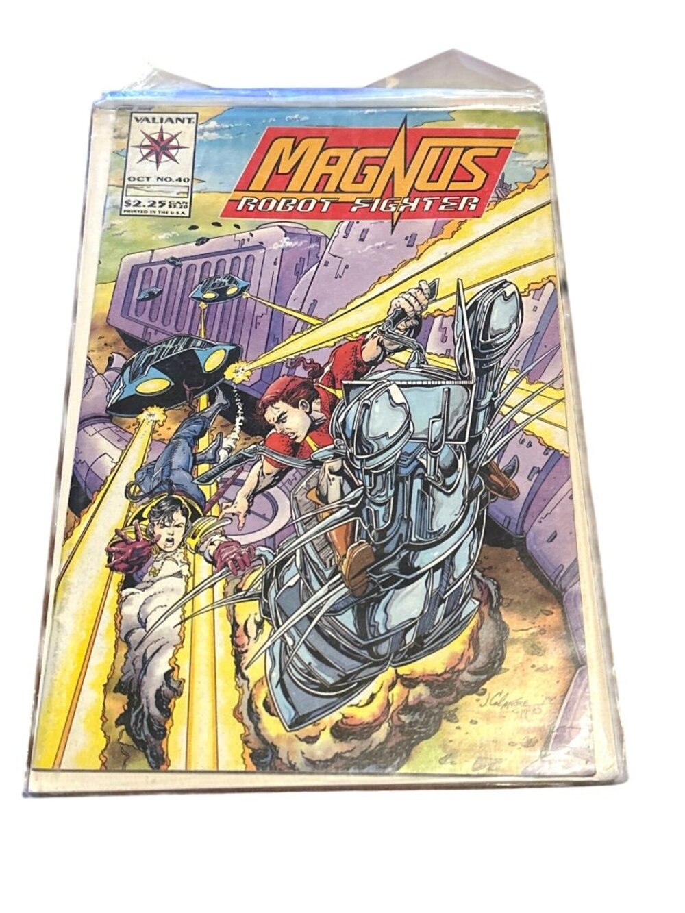 Magnus Robot Fighter #40 Valiant Comics October 1994 Bagged Boarded Made in USA